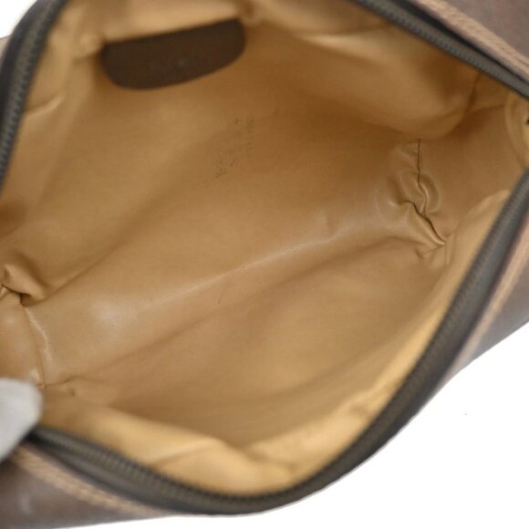 GUCCI Logo Sherry GG pattem Shoulder Bag PVC Leather Brown GHW Italy 34KB464 - Picture 11 of 16